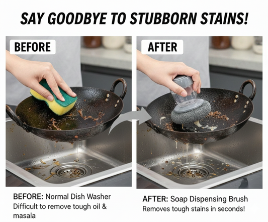 Indian Kitchen Grease Cleaner – Pack of 2 Brushes